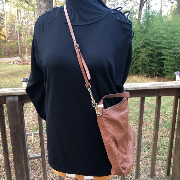 Used Michael Kors Light Brown Leather Tote - Picture 2 of 4